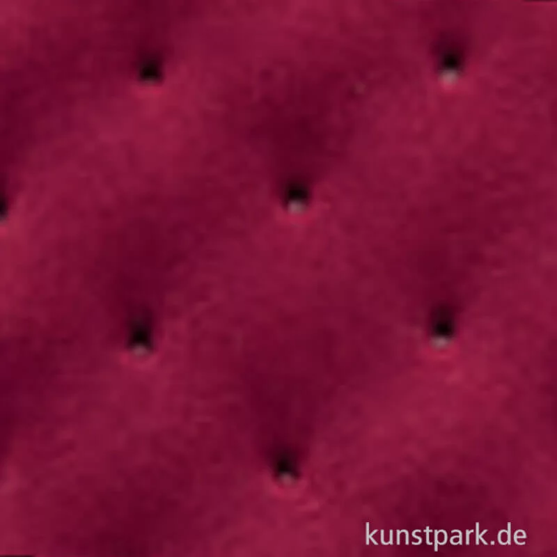Artikelbild 1 des Artikels “Stepp-Samtstoff Dot - 50 x 70 cm, 340g/qm Stoff | Dunkelrot“