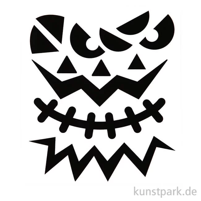 Artikelbild 1 des Artikels “Sticker Halloween - Große Gesichter, 15x16,5 cm, selbstklebend “
