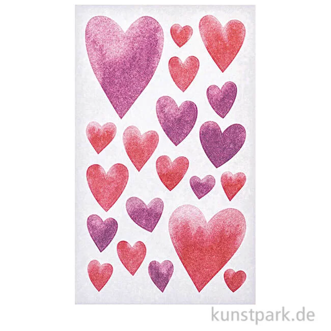 Artikelbild 1 des Artikels “Sticker - Herzen, Aquarell “