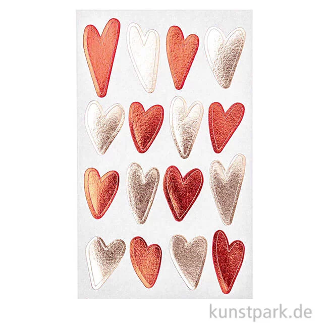 Artikelbild 1 des Artikels “Sticker - Herzen, Rosa Rot “