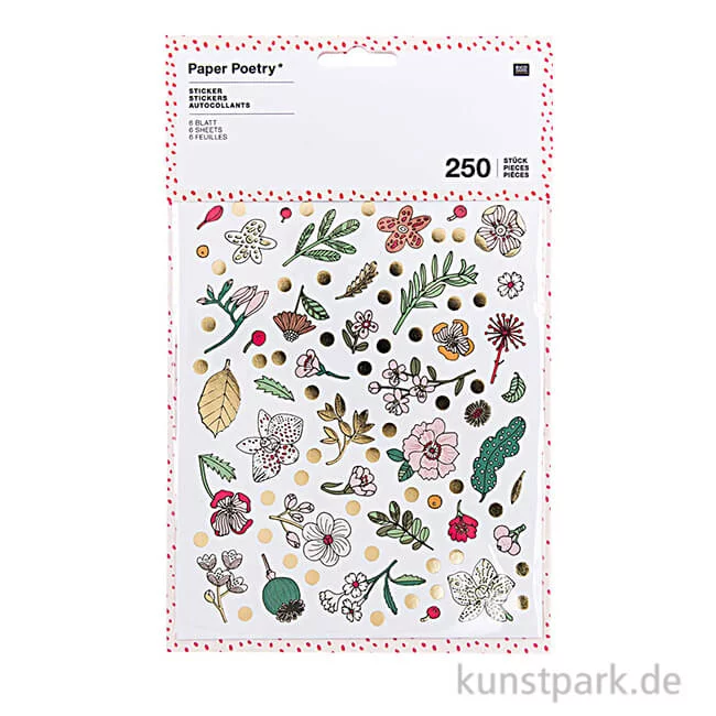 Artikelbild 1 des Artikels “Sticker - Hygge Flowers, 6 Blatt “