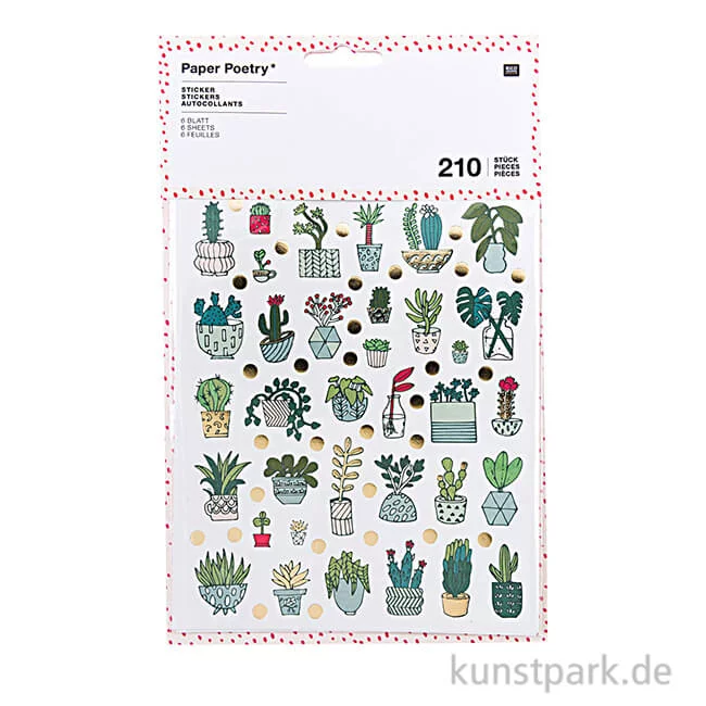Artikelbild 1 des Artikels “Sticker - Hygge Plants, 6 Blatt “