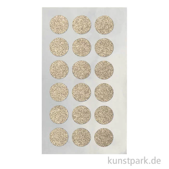 Artikelbild 1 des Artikels “Sticker - Kreise, Gold Glitter “