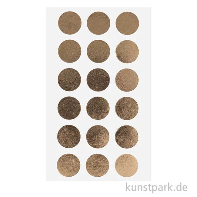 Artikelbild 1 des Artikels “Sticker - Punkte, Gold, 15 mm “