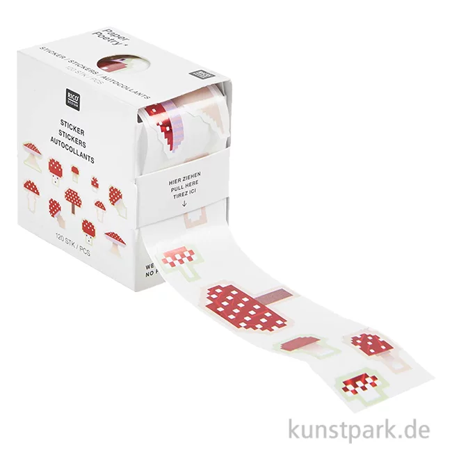 Artikelbild 1 des Artikels “Sticker - Shrooom, Pixel, 120 Aufkleber “