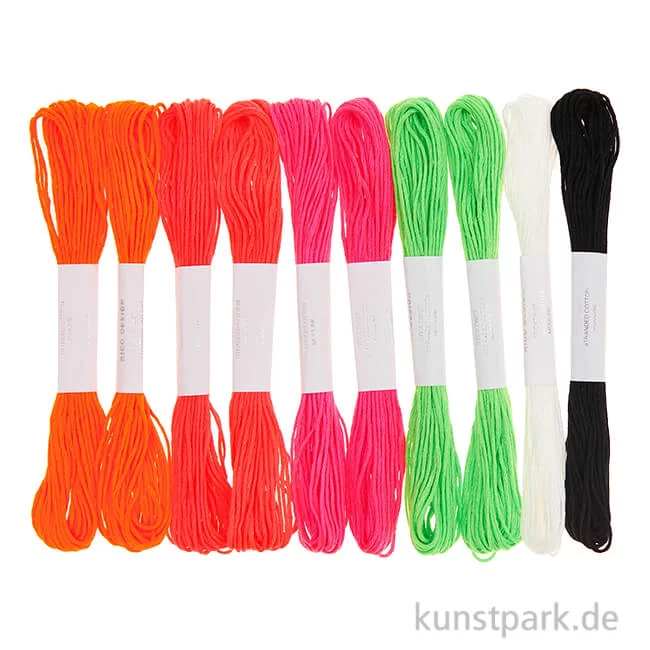 Artikelbild 1 des Artikels “Stickgarn Neon Set, je 8 m, 10-teilig “