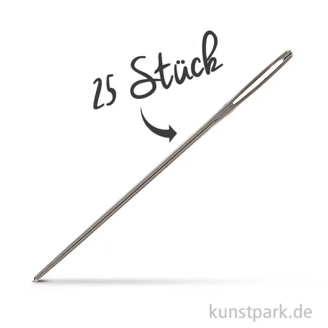 Artikelbild 1 des Artikels “Sticknadeln mit stumpfer Spitze - 25 Stück 50 mm“