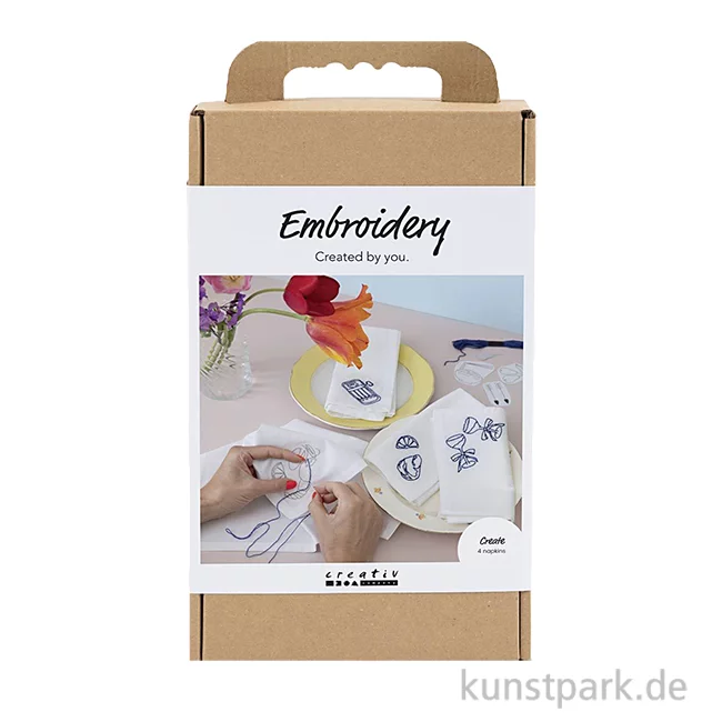 Artikelbild 1 des Artikels “Stickset mit Servietten + Zubehör, Creme “