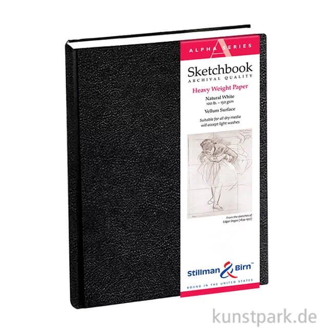 Artikelbild 1 des Artikels “Stillman & Birn Skizzenbuch ALPHA, 62 Blatt, 150 g 14 x 21,6 cm“