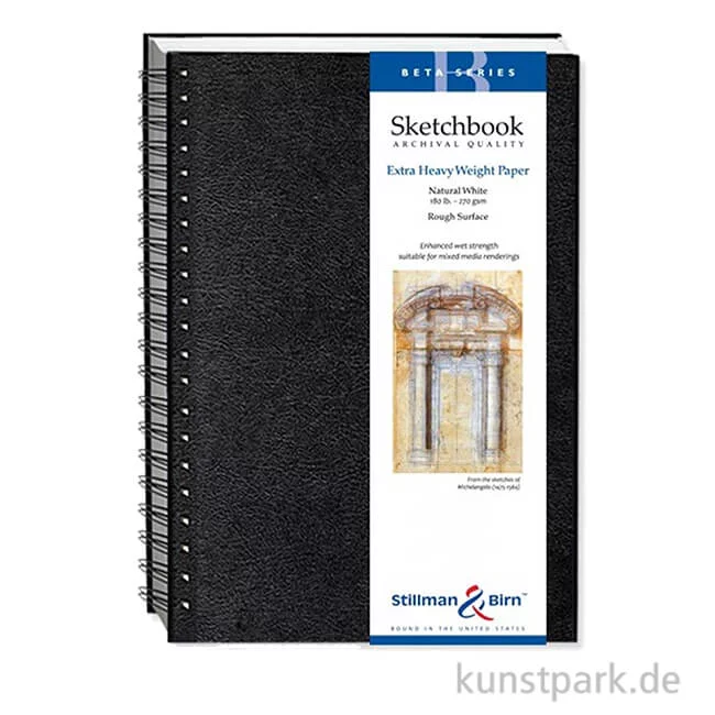 Artikelbild 1 des Artikels “Stillman & Birn Skizzenbuch BETA Spiral, 25 Blatt, 270 g “