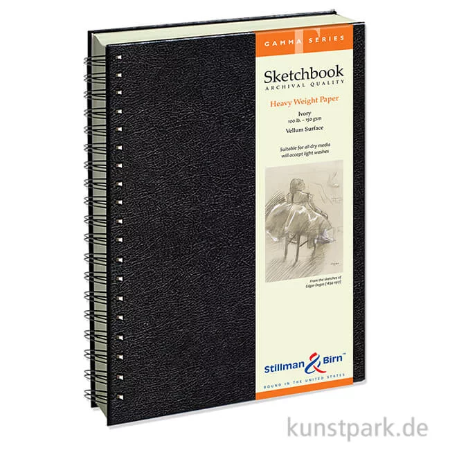 Artikelbild 1 des Artikels “Stillman & Birn Skizzenbuch GAMMA Spiral, 50 Blatt, 150 g “