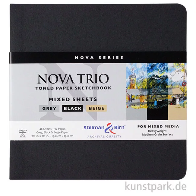 Artikelbild 1 des Artikels “Stillman & Birn Skizzenbuch Softcover NOVA Trio, 46 Blatt, 19x19 cm “