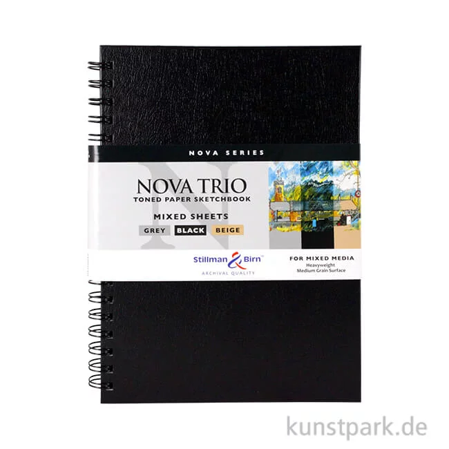 Artikelbild 1 des Artikels “Stillman & Birn Skizzenbuch NOVA Trio Spiral, 51 Blatt, 150g 15,2 x 20,3 cm“