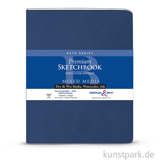 Artikelbild 1 des Artikels “Stillman & Birn Skizzenbuch Softcover BETA, 28 Blatt, 270 g 20,3 x 25,3 cm“