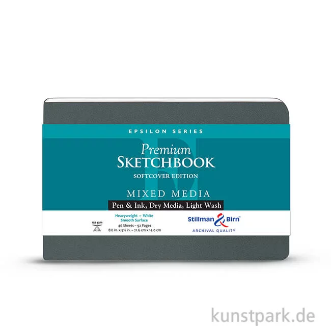 Artikelbild 1 des Artikels “Stillman & Birn Skizzenbuch Softcover EPSILON, 48 Blatt, 150 g 21 x 14 cm“