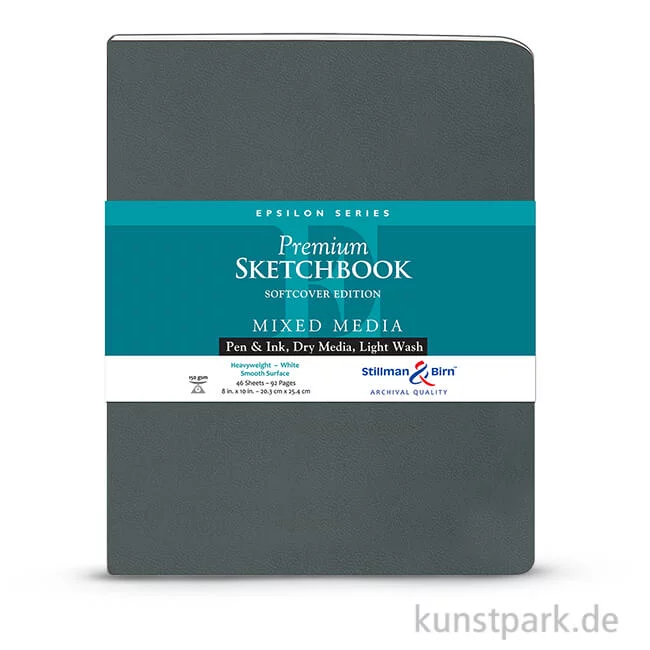 Artikelbild 1 des Artikels “Stillman & Birn Skizzenbuch Softcover EPSILON, 48 Blatt, 150 g 20,3 x 25,3 cm“
