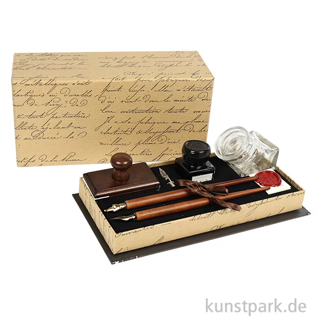 Artikelbild 1 des Artikels “Stilvolles Rubinato Kalligrafie-Set, 8 teilig in luxuriöser Geschenkbox “