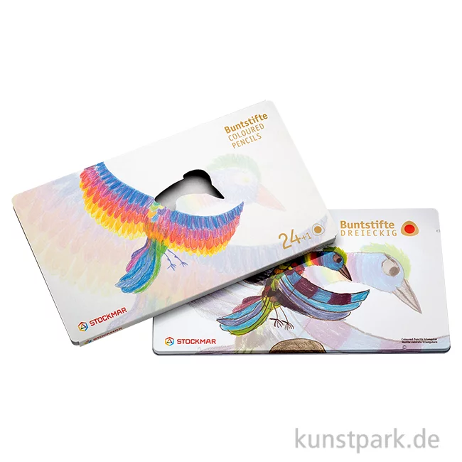 Artikelbild 1 des Artikels “STOCKMAR Buntstifte dreieckig, 24 Stifte im Metalletui “