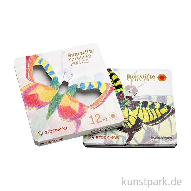 Artikelbild 1 des Artikels “STOCKMAR Buntstifte sechseckig, 12 Stifte im Metalletui “