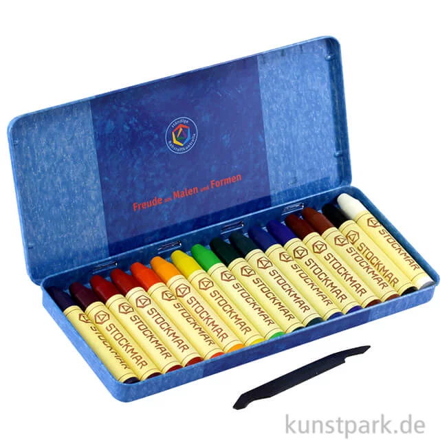 Artikelbild 1 des Artikels “STOCKMAR Wachsmalstifte, 16 Farben im Metalletui “