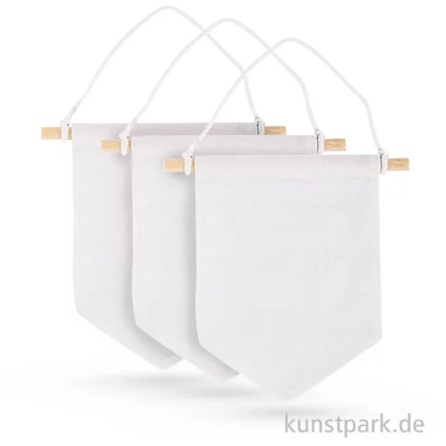 Artikelbild 1 des Artikels “Stoffwimpel zum Hängen - 3 Stück “