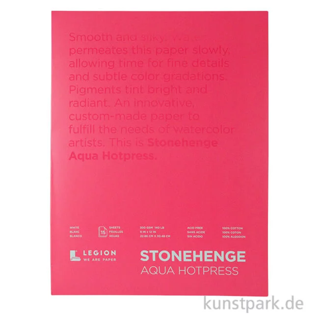 Artikelbild 1 des Artikels “Stonehenge Aqua Smooth, Aquarellblock 300g “