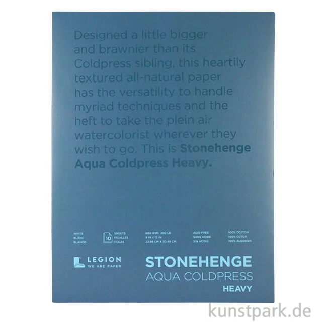 Artikelbild 1 des Artikels “Stonehenge Aqua Textured, Aquarellblock 600g “