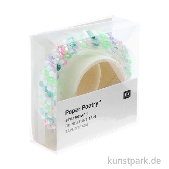 Artikelbild 1 des Artikels “Strass Tape, Klebeband, Stripes, Multicolor, 1,9 x 50 cm “