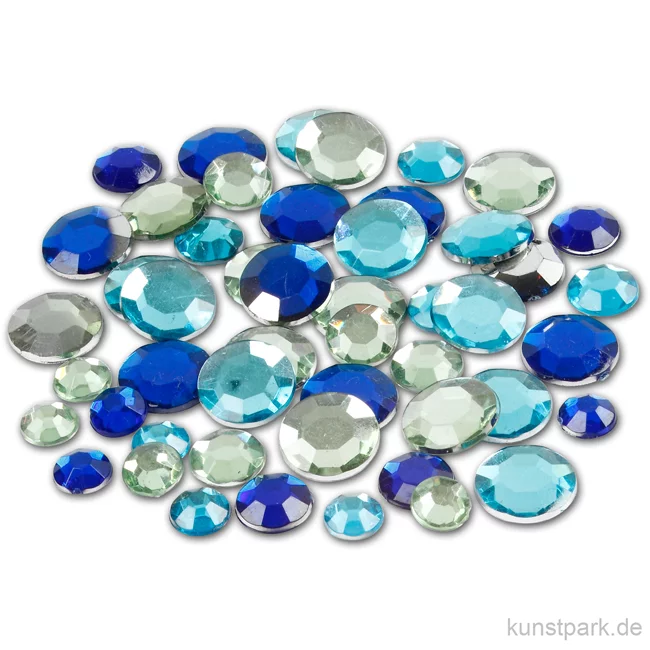 Artikelbild 1 des Artikels “Strasssteine - blaue Kreise, 360 Stück “