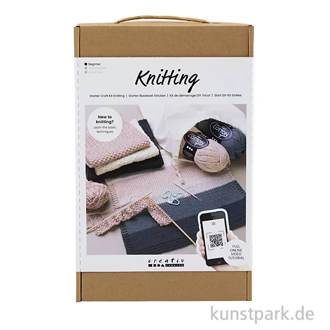 Artikelbild 1 des Artikels “Stricken Lernset mit Garn, Stricknadeln und Zubehör “