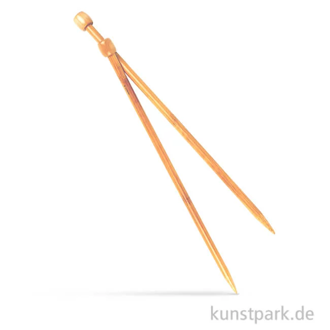 Artikelbild 1 des Artikels “Stricknadel aus Bambus - Länge 35 cm, 1 Paar Nr. 10“