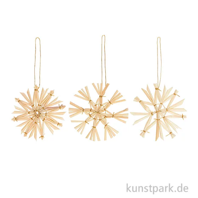 Artikelbild 1 des Artikels “Strohsterne Set, Natur, 6 x 6 cm, 9-teilig “