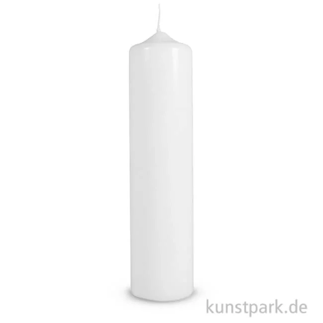 Artikelbild 1 des Artikels “Stumpenkerze, 250 x 60 mm Weiß“