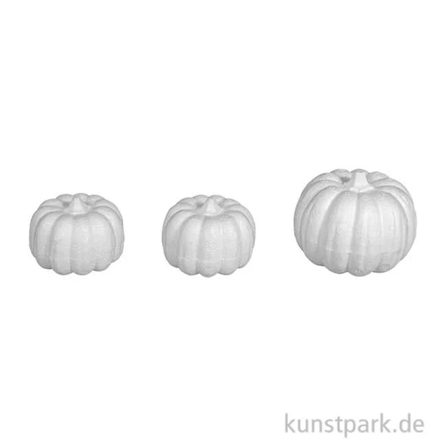 Artikelbild 1 des Artikels “Styropor Kürbis 3er Set, 7 x 6 cm + 5,5 x 4 cm “