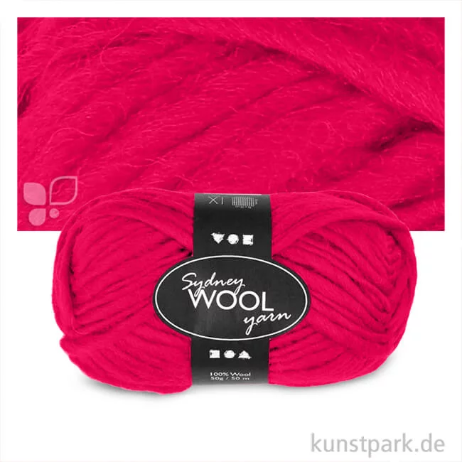 Artikelbild 1 des Artikels “Sydney Wolle - 50 g Pink“