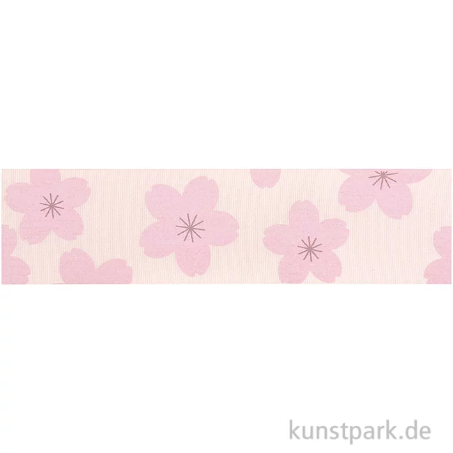 Artikelbild 1 des Artikels “Taftband - Sakura, Kirschblüten, Puder, 3m “