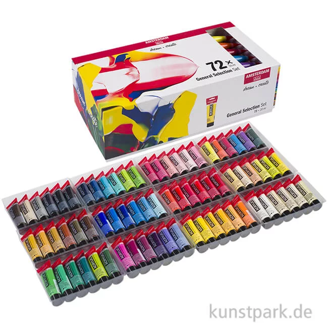 Artikelbild 1 des Artikels “Talens AMSTERDAM Acrylfarben Set mit 72 x 20 ml “