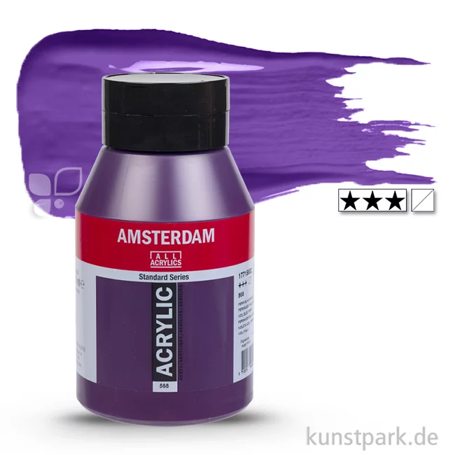 Artikelbild 1 des Artikels “Talens AMSTERDAM Acrylfarben 1 Liter Flasche | 568 Permanentblauviolett“