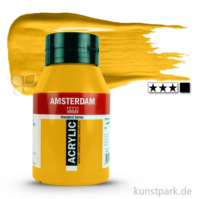 Artikelbild 1 des Artikels “Talens AMSTERDAM Acrylfarben 1 Liter Flasche | 227 Gelber Ocker“