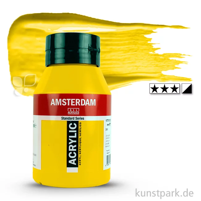 Artikelbild 1 des Artikels “Talens AMSTERDAM Acrylfarben 1 Liter Flasche | 268 Azogelb hell“