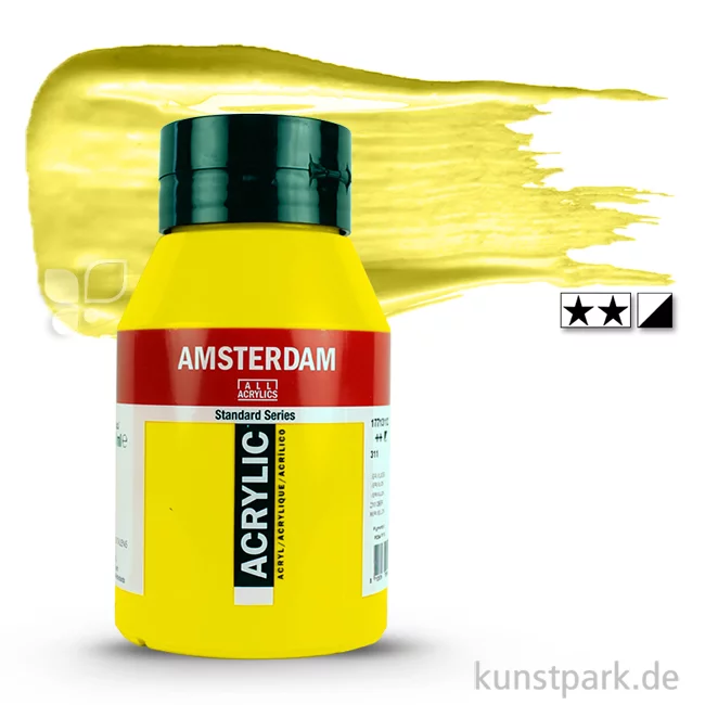 Artikelbild 1 des Artikels “Talens AMSTERDAM Acrylfarben 1 Liter Flasche | 275 Primärgelb“