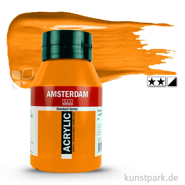 Artikelbild 1 des Artikels “Talens AMSTERDAM Acrylfarben 1 Liter Flasche | 276 Azo-Orange“
