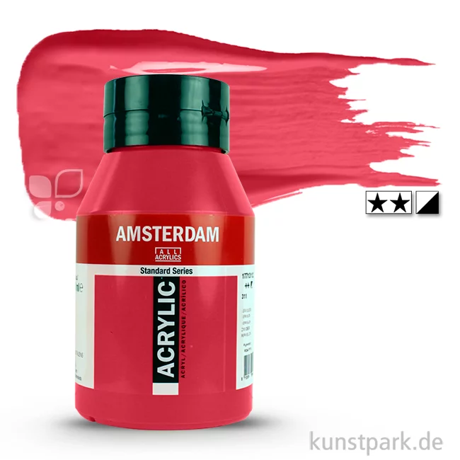 Artikelbild 1 des Artikels “Talens AMSTERDAM Acrylfarben 1 Liter Flasche | 318 Karmin“