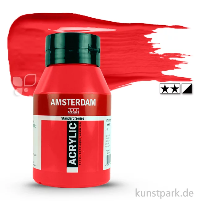 Artikelbild 1 des Artikels “Talens AMSTERDAM Acrylfarben 1 Liter Flasche | 396 Naphtholrot mittel“
