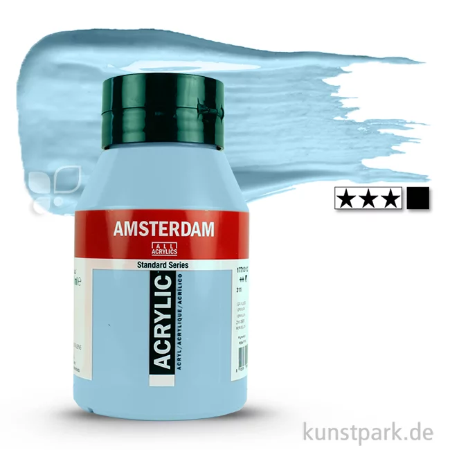 Artikelbild 1 des Artikels “Talens AMSTERDAM Acrylfarben 1 Liter Flasche | 551 Himmelblau hell“