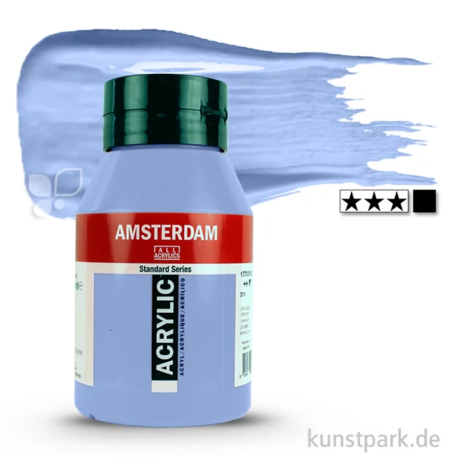 Artikelbild 1 des Artikels “Talens AMSTERDAM Acrylfarben 1 Liter Flasche | 562 Graublau“