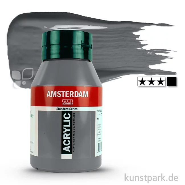 Artikelbild 1 des Artikels “Talens AMSTERDAM Acrylfarben 1 Liter Flasche | 710 Neutralgrau“