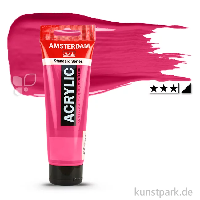Artikelbild 1 des Artikels “Talens AMSTERDAM Acrylfarben 120 ml Tube | 366 Chinacridonrosa“