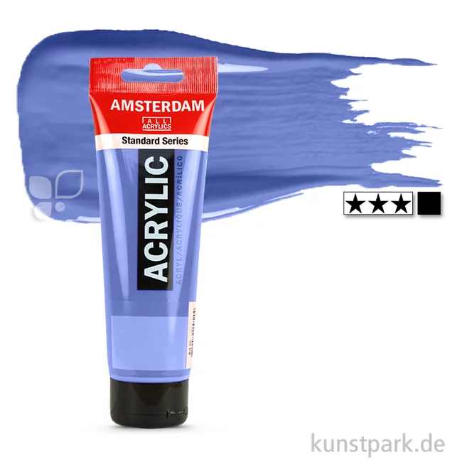 Artikelbild 1 des Artikels “Talens AMSTERDAM Acrylfarben 120 ml Tube | 519 Ultramarinviolett hell“