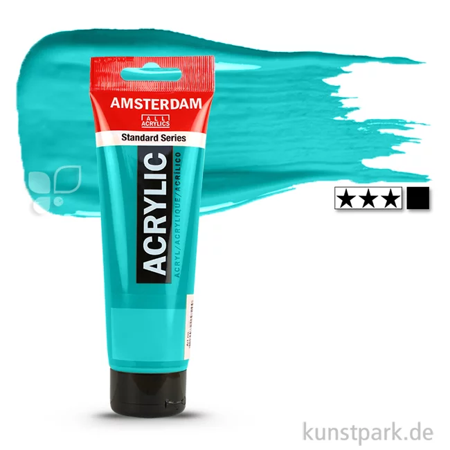 Artikelbild 1 des Artikels “Talens AMSTERDAM Acrylfarben 120 ml Tube | 661 Türkisgrün“
